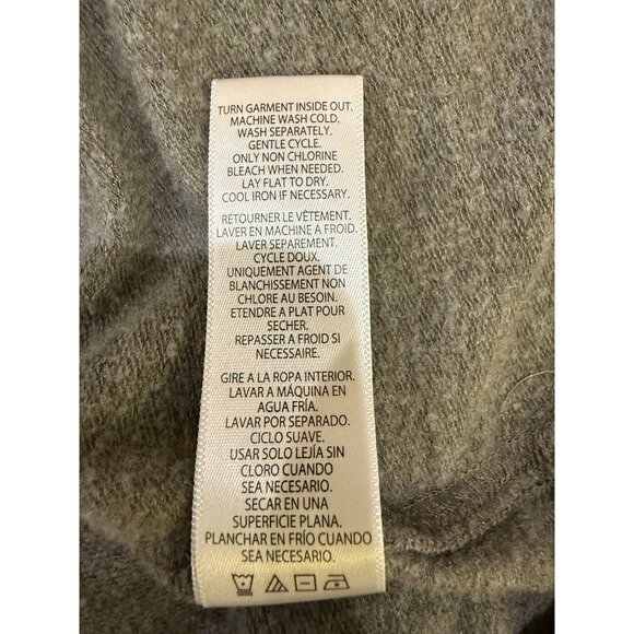 Splendid Womens Olive Green Long Sleeve Turtleneck Sweater Medium - Picture 6 of 11